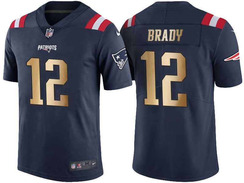 Nike Men & Women & Youth Patriots 12 Tom Brady Navy Blue Limited Golden Color Rush Jersey,We sell and wholesale Nike Men & Women & Youth Patriots 12 Tom Brady Navy Blue Limited Golden Color Rush Jersey on line form chian!